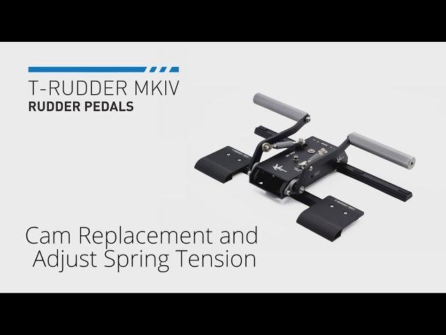 VKB-Sim T-Rudder Mk.IV Pedals Cam Replacement and Adjust Spring Tension