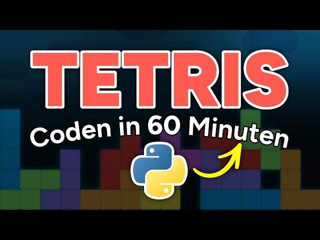 Ich programmiere TETRIS mit 60 Zeilen Code! (Pygame Tutorial Deutsch)