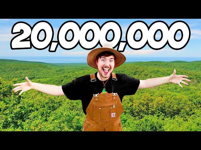 Посадил 20,000,000 Деревьев, Мой Самый Большой Проект!