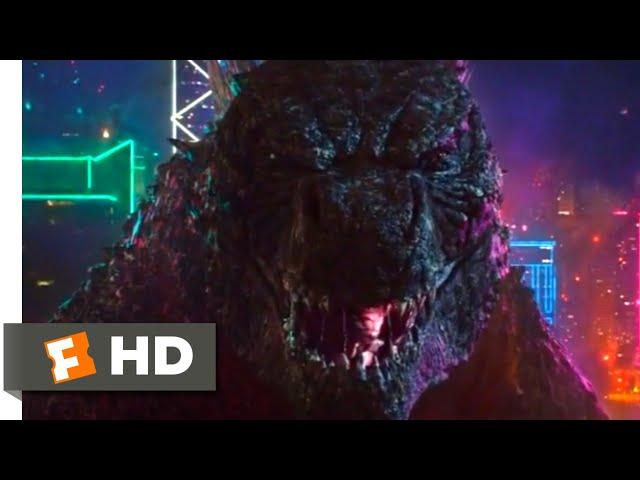 Godzilla vs. Kong (2021) - Hong Kong Fight Scene (7/10) | Movieclips