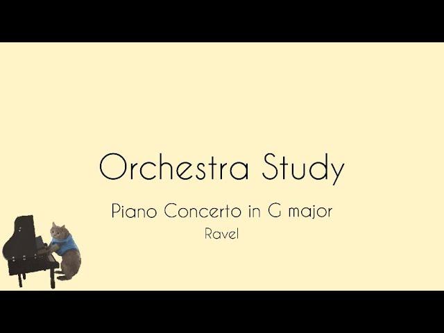 Piano Concerto in G major(Orchestra Study)/ピアノ協奏曲ト長調(オーケストラスタディ)