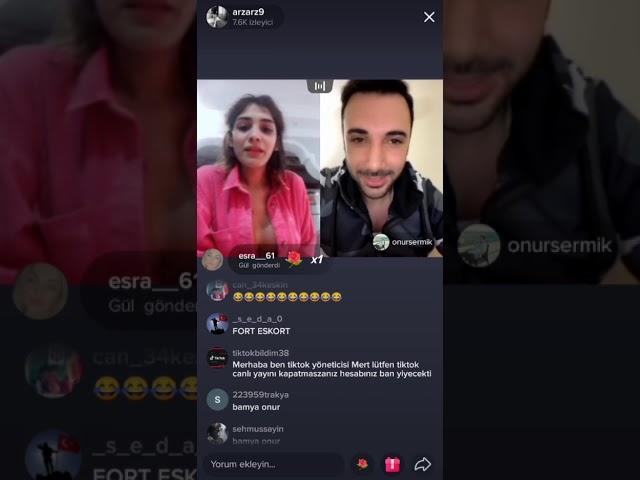 Tiktok ifşa | Onur Sermik ile Yaprak Balcı (( Üzerinizde birşey var mı? ))