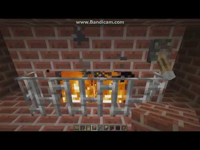 механический камин в minecraft