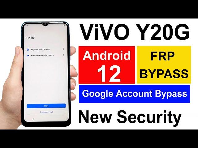 Vivo Y20g Frp Bypass Android 12 2022 | Vivo Y20g Google Account Bypass | Android 12 | Vivo V2037 Frp