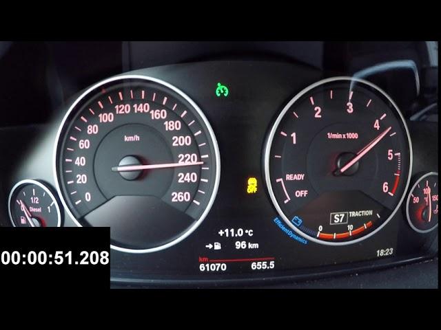 BMW F31 320d TOP SPEED - Acceleration 0-240 km/h