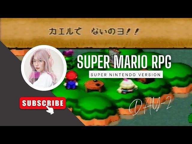 Gaming Milkitty playing Super Mario RPG (Super Nintendo) Day-2