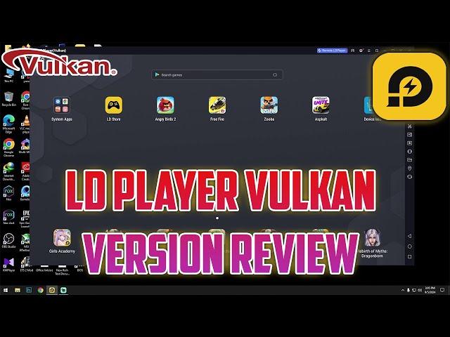 LD PLAYER VULKAN VERSION REVIEW!! New Emulator For Gaming!!