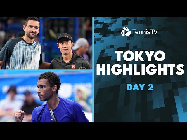 Fritz Battles Fils; Nishikori Makes Return, Ruud & More Feature  | Tokyo 2024 Highlights Day 2