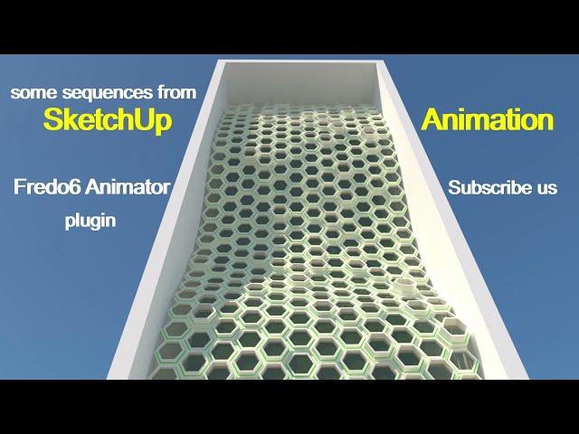 SketchUp: Some Animation built by Fredo6 Animator plugin