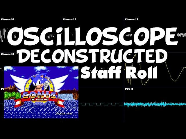 Sonic 1 - Staff Roll - Oscilloscope Deconstruction