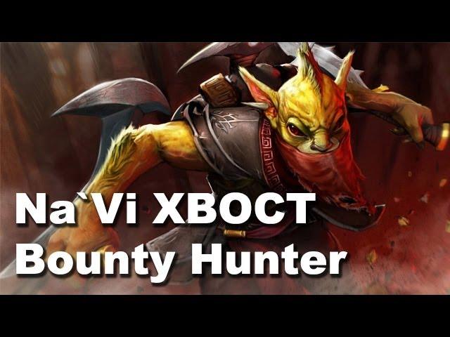 Dota 2 Na'Vi XBOCT Bounty Hunter gameplay