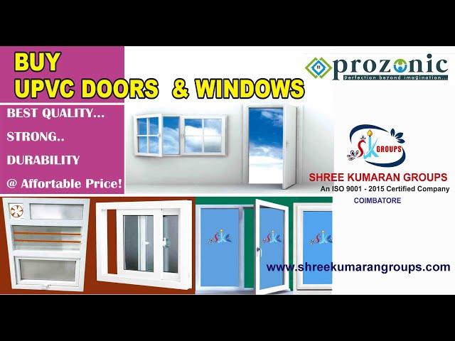 UPVC DOORS AND WINDOWS IN COIMBATORE | Shree Kumaran Groups | #wellcomindia