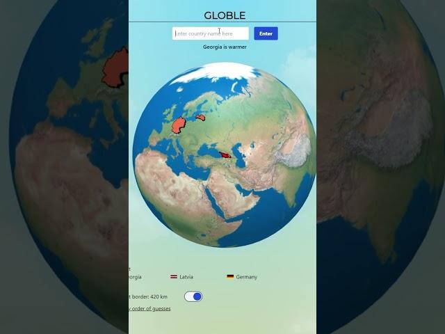 Can you guess today's Globle? #geography