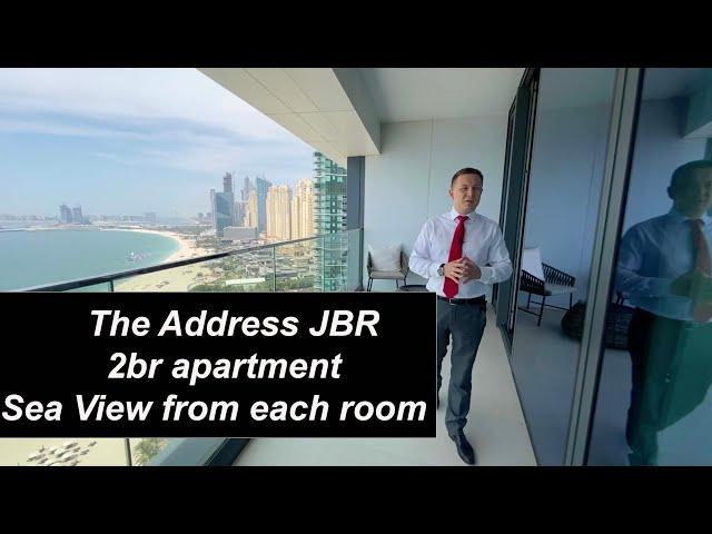 The Address JBR Dubai | 2 bedroom apartment | Full Sea View from ALL rooms