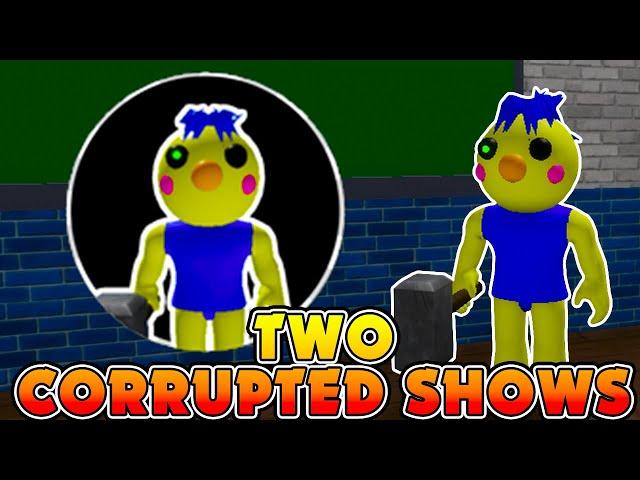 КАК ПОЛУЧИТЬ СЕКРЕТНЫЙ ЗНАЧОК TWO CORRUPTED SHOWS В PIGGY RP: INFECTION #ROBLOX