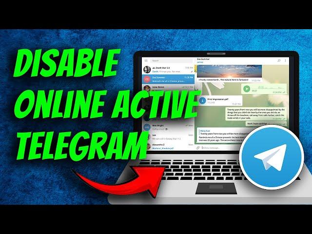 How To Hide Online Active Status On Telegram Desktop