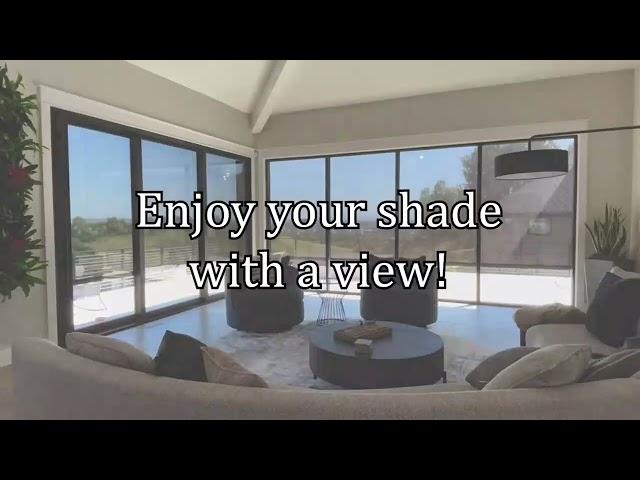 Outdoor Shades with a Scenic View!