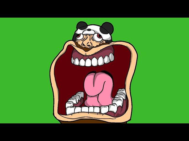 Panda Scream Animated