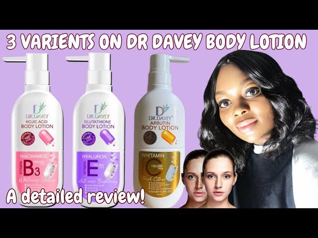 DR DAVEY BODY LOTION//DR DAVEY ARBUTIN LOTION//DR DAVEY KOJIC LOTION//DR DAVEY GLUTATHIONE LOTION