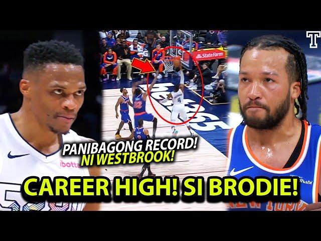 Lakas padin talaga! "PARANG PRIME RUSSELL WESTBROOK!" , Panibagong career high!