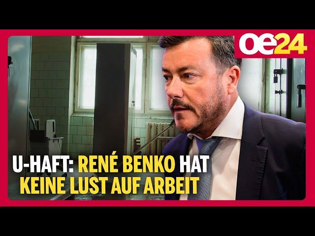 U-Haft: René Benko hat keine Lust auf Arbeit