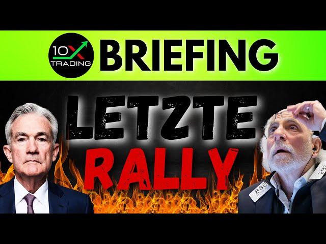 AKTIEN - "DIE LETZTE RALLY"- Markt zu teuer ?- Arbeitsmarkt Inflation Rezession - Short Squeeze