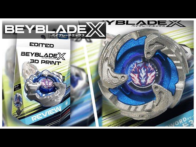 NEW Pegasis Cosmos 3-60RF BEYBLADE X REVIEW (3D Print)