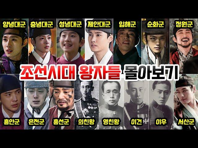 조선시대 왕자들 몰아보기