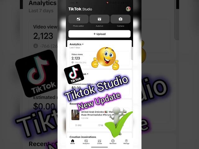 TikTok studio ka kia matlab hai | TikTok studio app tutorial | TikTok studio #shorts #shortsfeed