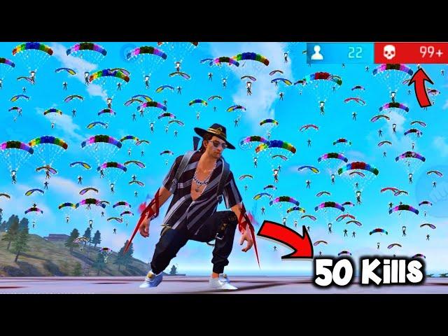 First Time 50 Kills Challenge With SANTINO Charcter Only Factory Roof ||Factory Top Challenge