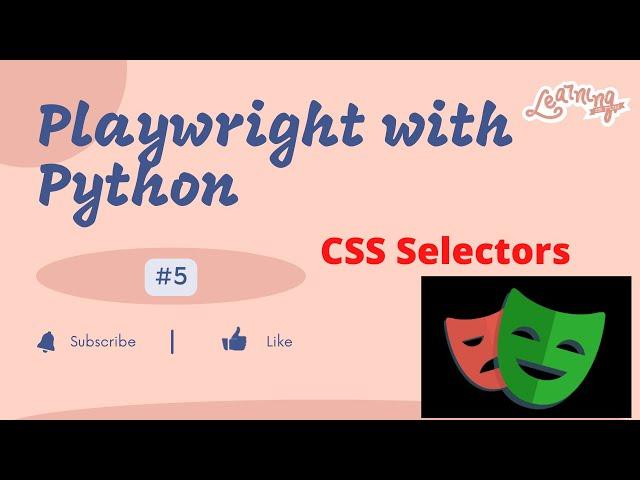 #5 Playwright with Python | CSS Selectors