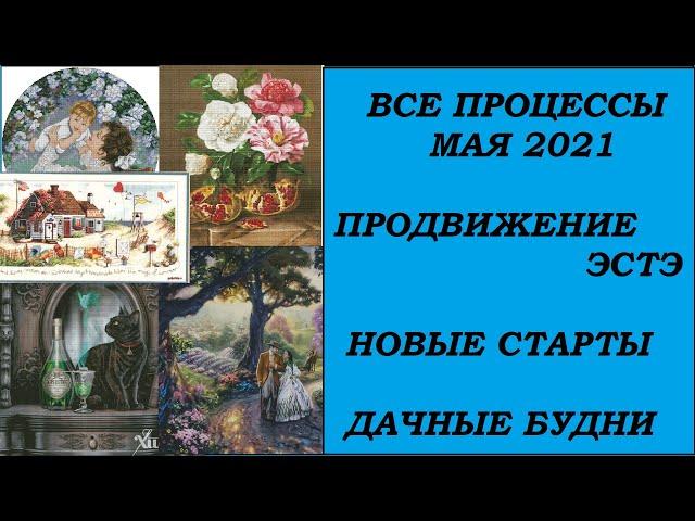 ИТОГИ МАЯ 2021.  ПРОДВИЖЕНИЕ ЭСТЭ. НОВЫЕ СТАРТЫ. МНОГОЦВЕТНАЯ ВЫШИВКА.