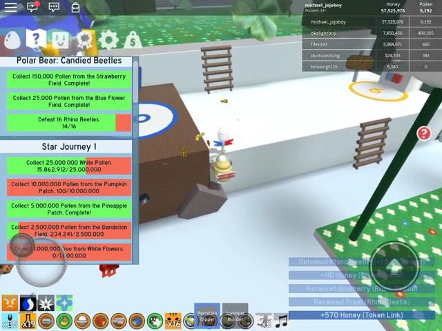 Completing Festive Bee Workshop 2 - ROBLOX Bee Swarm Simulator | ON TO FESTIVE BEE WORKSHOP 3!!