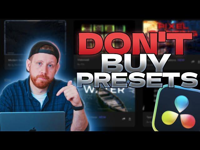 AUTOMATE repetitive tasks in DaVinci Resolve for FREE | CREATE Presets (Titles & Effects)