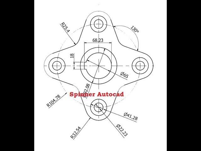 Spinner Autocad..(fidget spinner)