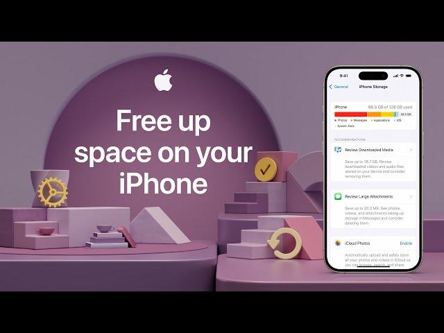 How to free up storage space on your iPhone or iPad | Apple Support