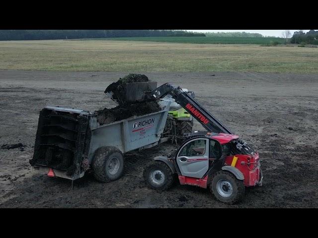 Oporowy Wywóz Obornika 2x CLAAS/JOHN DEERE /MANITOU