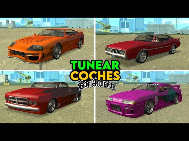 10 Formas de TUNEAR Coches en GTA San Andreas