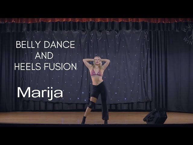 Belly Dance x Heels Fusion | Buttons + Drum Solo + Hips Don't Lie | Marija at HAUS of WINTER