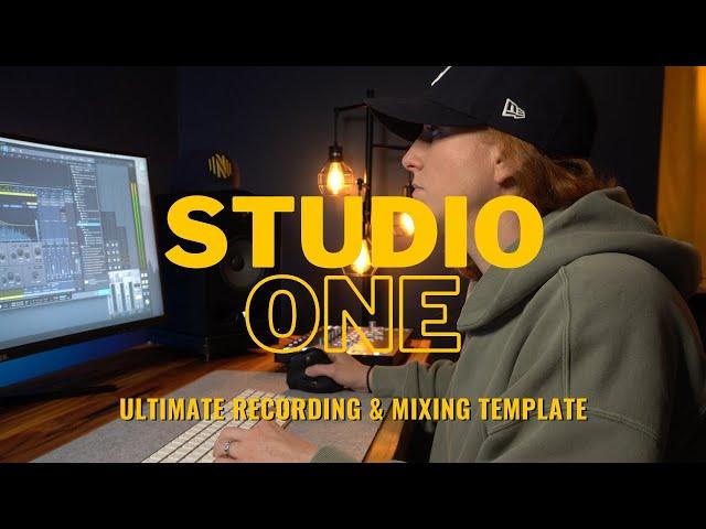 The ULTIMATE STUDIO ONE recording and mixing template - UPDATED!