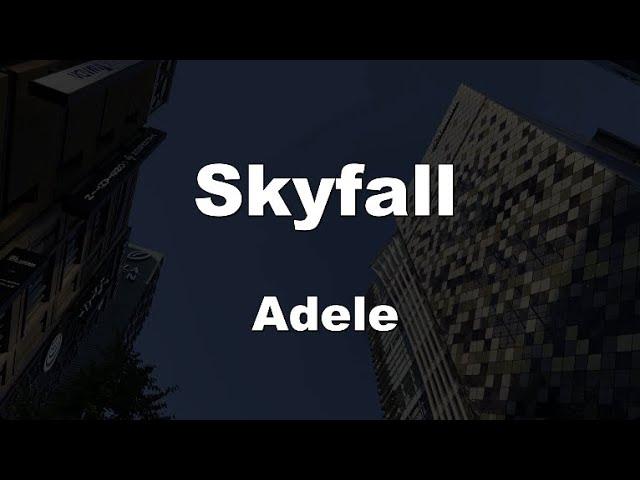 Karaoke Skyfall - Adele 【No Guide Melody】 Instrumental