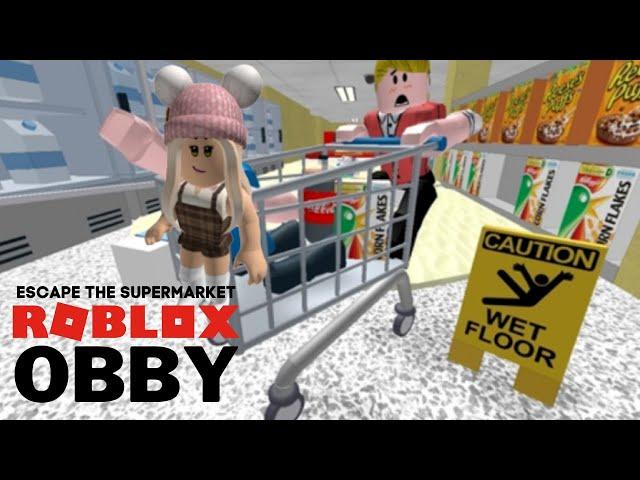 Escape the Supermarket Obby Level 1-30 Walkthrough Roblox