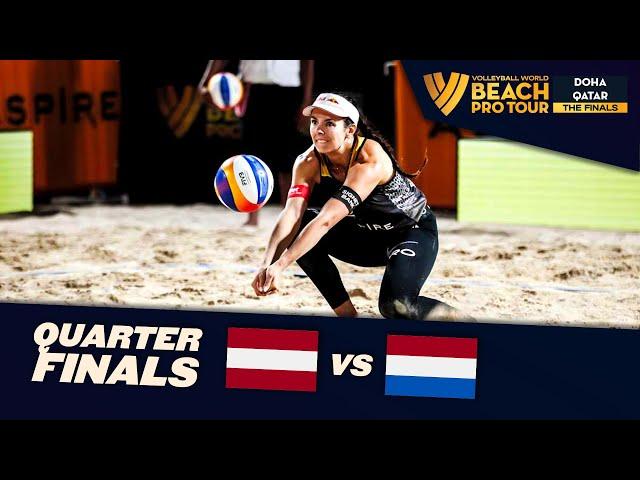 Tina/Anastasija vs. Stam/Schoon - Quarter Finals Highlights | Doha Finals 2024 #BeachProTour