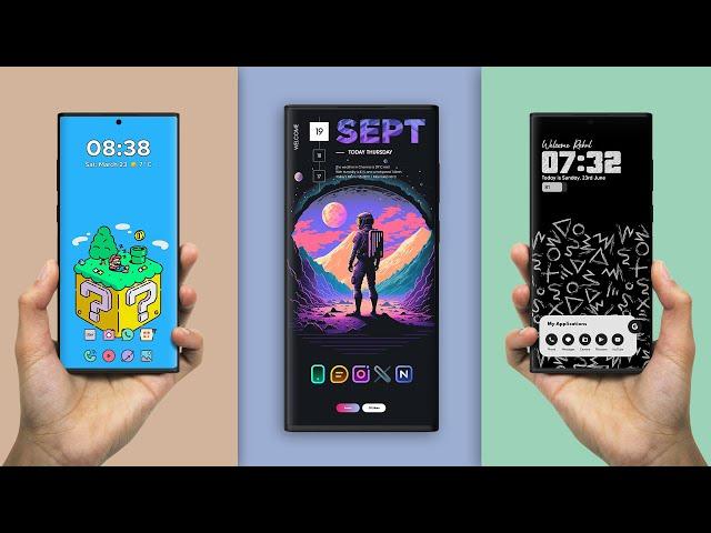 3 Mind-Blowing Nova Launcher Setups in 2025 | Best Android Themes For 2025