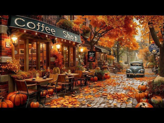 Captivating Jazz Music to Relax  Cafe on Autumn Street ~ Classic Vibes