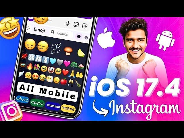 HOW TO GET iPhone Emoji on Android Instagram without Zfont | ios emoji on android | iOS Emoji