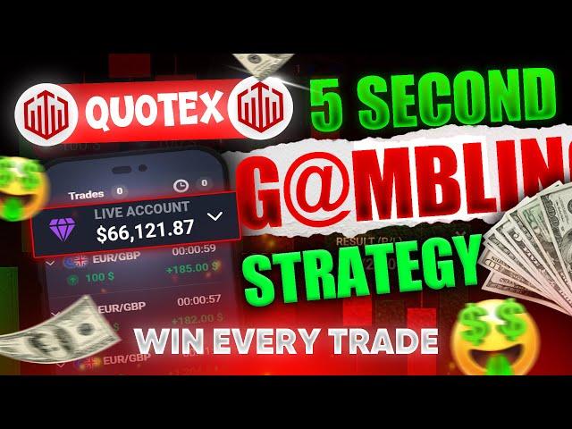 Quotex 5 Second G@mbling Strategy || QUOTEX BUG | Trading Stations