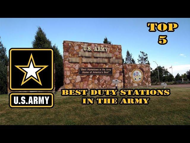 5 best Army duty stations