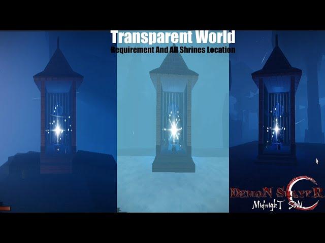 [DS-Midnight Sun] How To Get Transparent World(STW): Requirements and All Shrine Locations