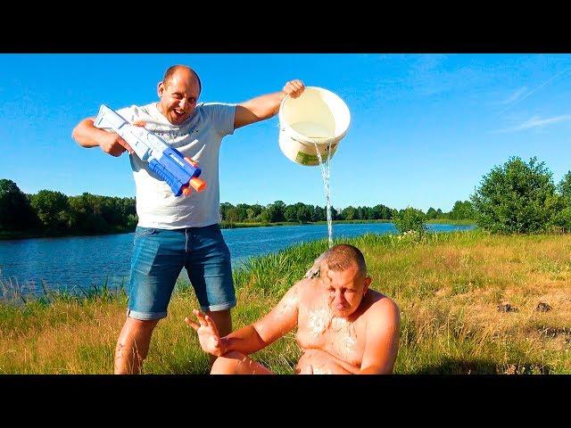 Bro vs Bro. Nerf War. БРАТ против БРАТА. КАК наказать ЛЕНТЯЯ? НЕРФ БРОС ШОУ.